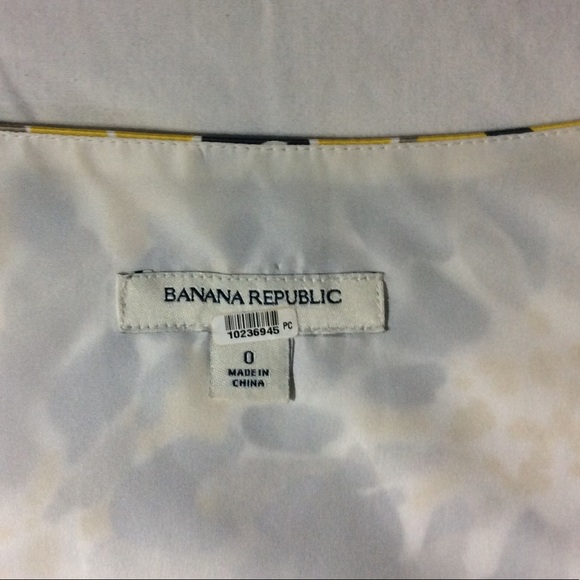 Banana Republic Yellow Floral Wrap Dress - Picture 8 of 8